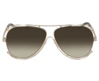 Chloé Women's Isidora Sunglasses - Gold/Brown/Grey
