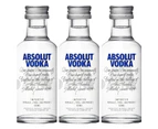 Absolut Vodka (3X50ML)