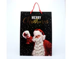 12 pack Xmas Gifts Bags, Party Supplies Small 18cm x 8cm x 23cm 4 Assorted