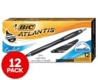BIC Atlantis Comfort Retractable Ballpoint Pen, Black Ink, 1.0 mm Medium Point 1