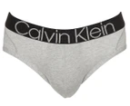 Calvin Klein Men's Reconsidered Comfort Briefs - Grey Heather/Black
