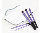 5 Pc Eye Definition Makeup Brush Set Brushes with Case