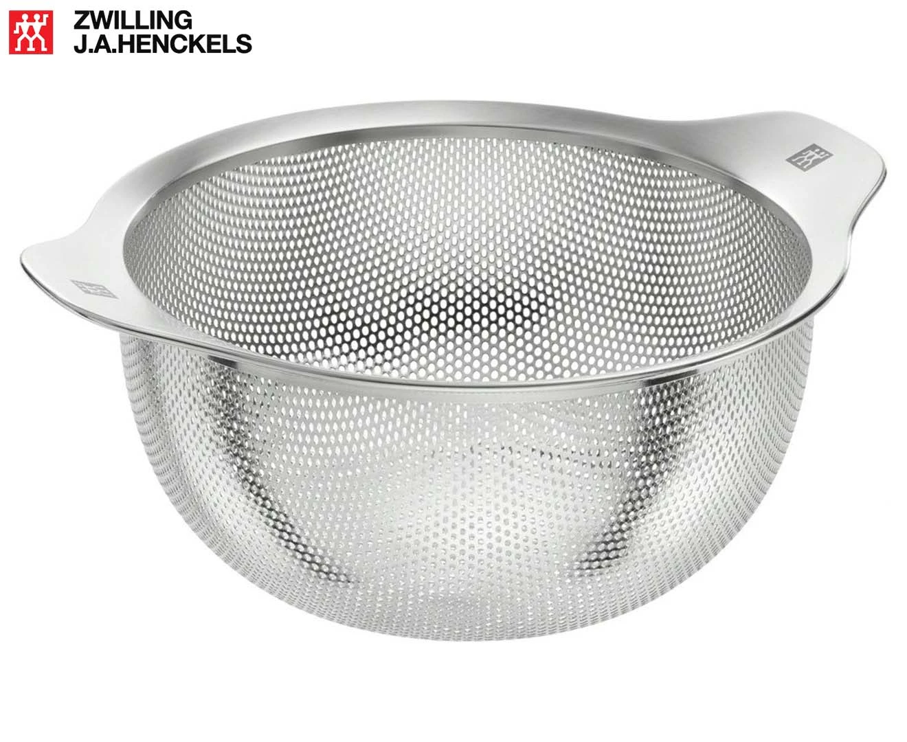 Zwilling Stainless Steel 20cm Colander Fruit/Vegetable Strainer w/ Handle Silver