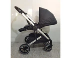 Babyworth BN02 Cot Walnut & Mattress+Mother's Choice Adore Car Seat+Luxi Pram