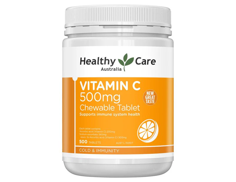 Healthy Care Vitamin C 500mg Tablets 500