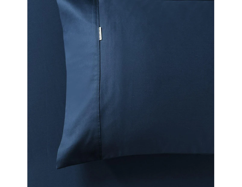 400 Thread Count Fitted Sheet Navy