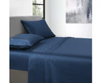 400 Thread Count Fitted Sheet Navy