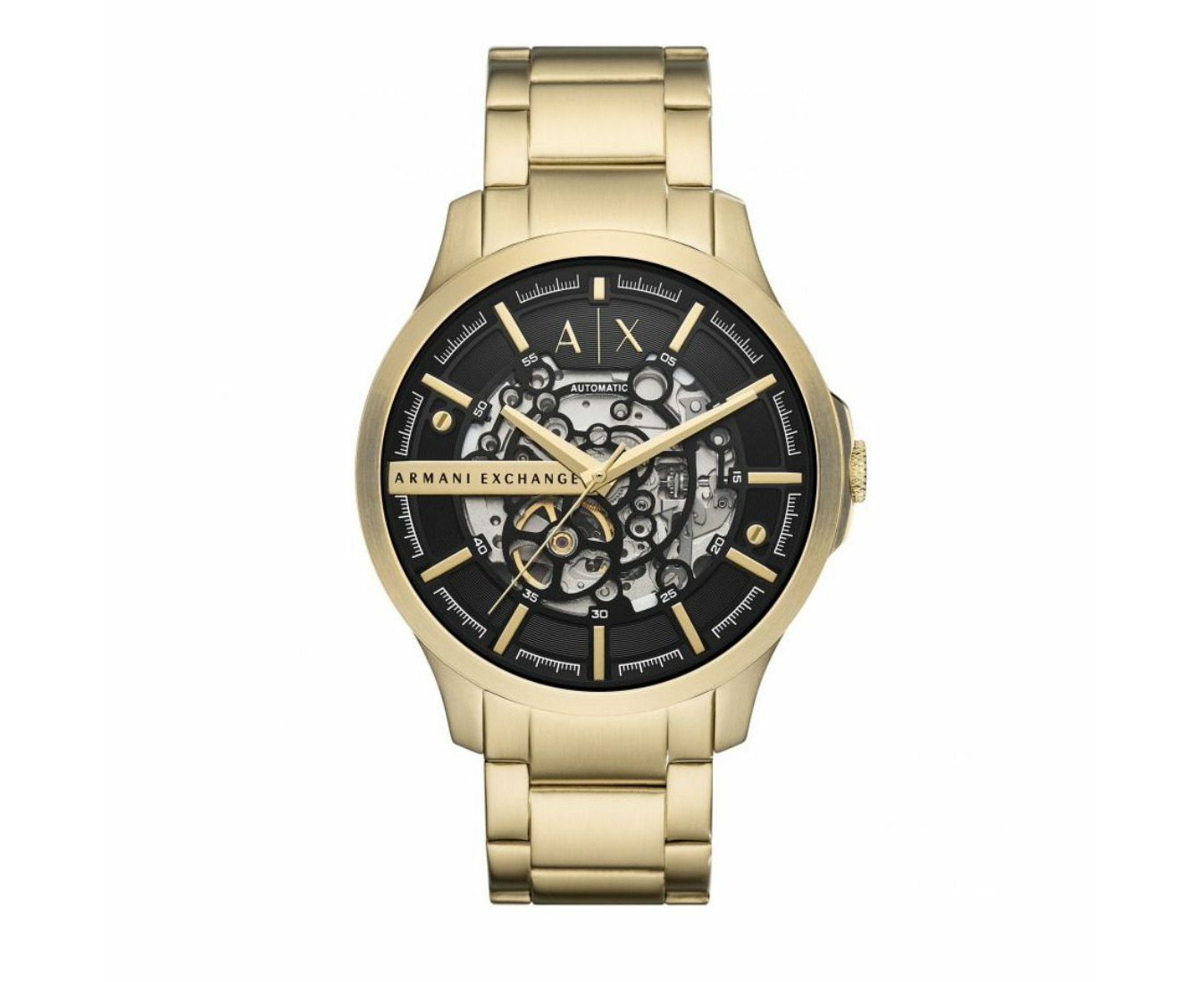 Armani Exchange Hampton AX2419 Black and Gold Watch Stainless