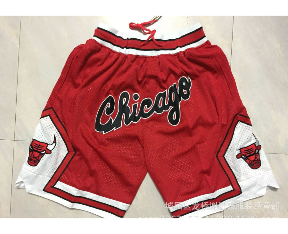 Premium Classic Retro Chicago Bulls Basketball Shorts Street Wear Fashion