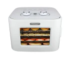 TODO 400W Food Dehydrator Stainless Steel Interior Preserve Yogurt Fruit Dryer Jerky Maker - White