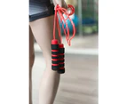 (Red) - Limm Jump Rope - Perfect For All Experience Levels, Cardio, Home Workouts, Cross Fitness, Weight-loss, Gym & More - Easily Adjustable - Comfortable