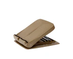 (Brown) - StrongTek Portable Slant Board, Adjustable Incline Boards, Calf Stretcher, Desk Foot Rest, Foot Stool, Anti Slip Design, Ankle Stretching, 4 Posi