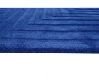 Contemporary Handmade Wool Rug - Ascent 6240 - Sapphire