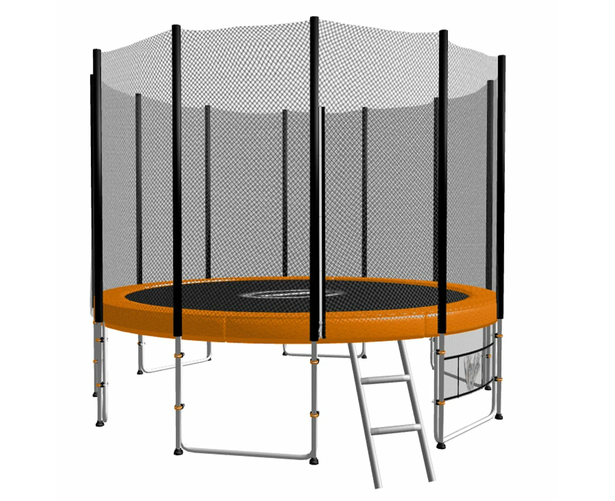 Kahuna Blizzard 8 ft Trampoline - Orange