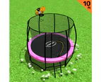 Trampoline 10ft Kahuna with  Basket ball set - Pink