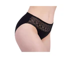 Naomi and Nicole Edgies Black Lace Hipster A163