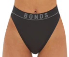 Bonds Women's Retro Rib Itsy High Leg Briefs - Black