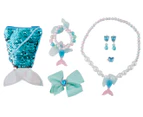 Billy Loves Audrey Mermaid Sequins Jewellery Organza Gift Bag - Blue/Multi