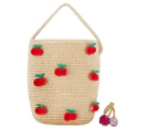 Billy Loves Audrey Cherry Bag w/ Hair Clip - Natural