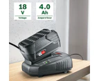 Bosch 18V 4.0Ah Battery & Charger Starter Kit - Black
