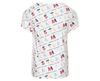 Tommy Hilfiger Girls' Leela Tee / T-Shirt / Tshirt - Bright White/Multi
