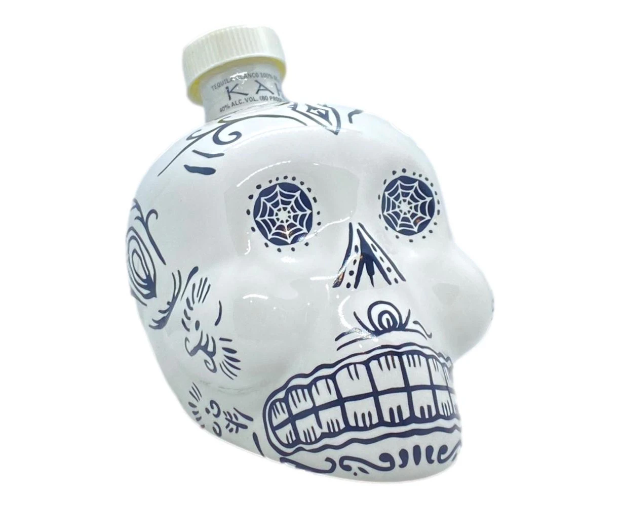 Kah Skull Blanco Tequila BIGGER 750mL