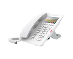 Fanvil H5 Hotel / Office Enterprise IP Phone - 3.5' Colour Screen 1 Line 6 x Programmable Buttons Dual 10/100 NIC POE 2 Years Warranty- White