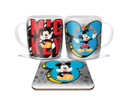 Disney Mickey Mouse Mug & Coaster Gift Set