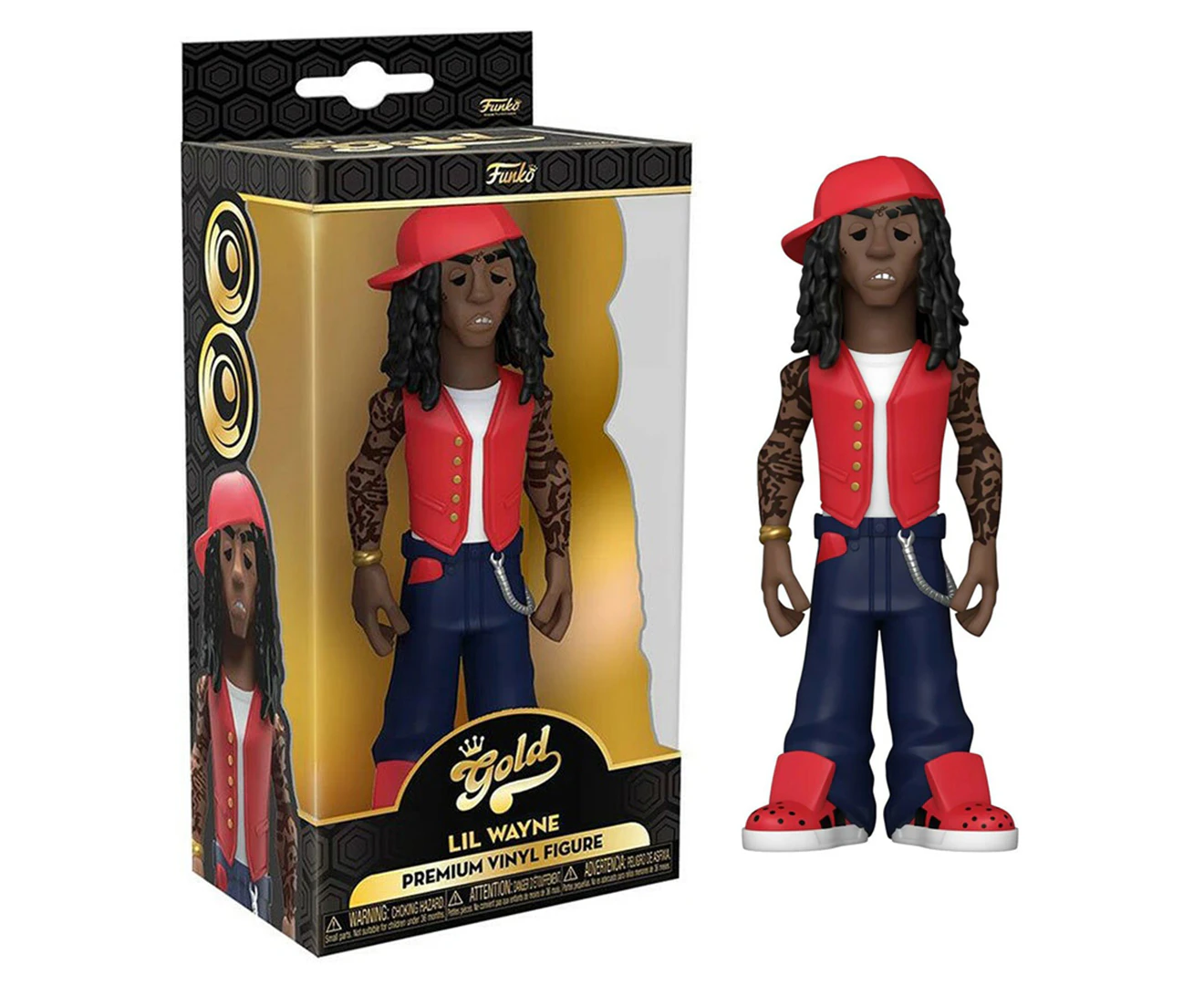 Funko POP! Lil Wayne 5” Gold Premium Vinyl Figure