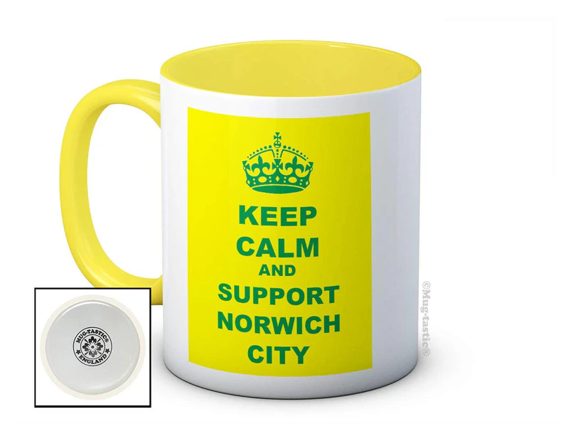 Keep Calm and Support Norwich City - Canaries Football Club - High Quality Coffee Tea Mug