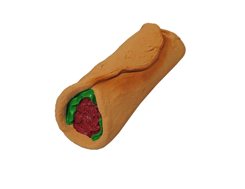 Premium Dog Toy | Latex Late Night Burrito | 19cm by Scoochie