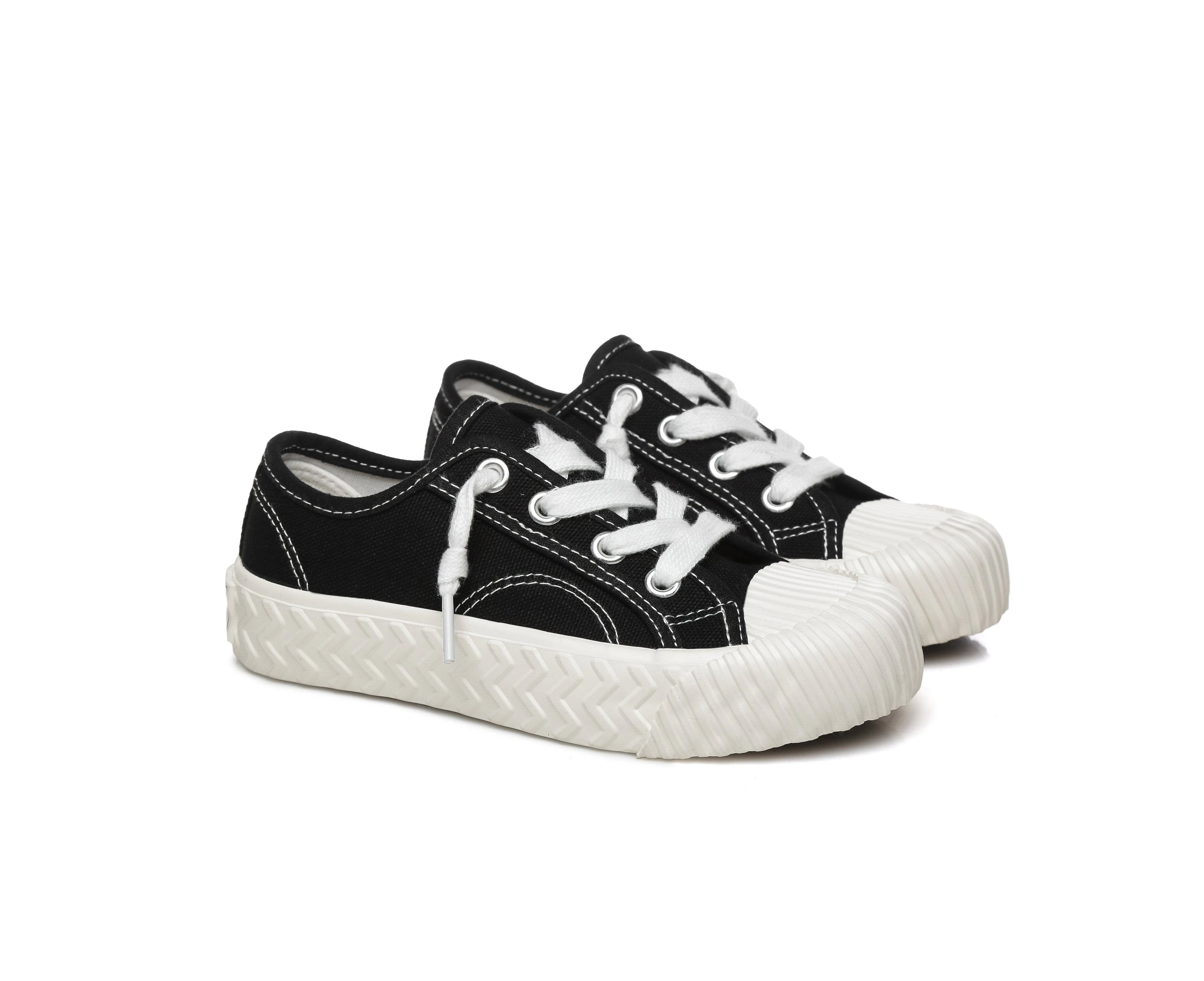 TARRAMARRA(R) Kids Cracker Plus Canvas Sneakers - Black