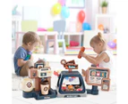 Kids Coffee Maker Playset Pretend Pos Machine Educational Role Play Toys 41 Pcs