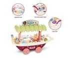 55 PCS Toy Boat Ship Educational Pretend Play Food Toy Set Ice Cream Candy with Light Music Smoke 3