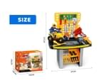 Toolbox Toy Set Construction Kit Children Engineer Simulation Repair Pretend Play 45 Pcs. 2