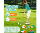 Kids Golf Clubs Set Practice Children Putter Outdoor Play Game Educational Toy