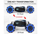 2.4G 4WD RC Car Remote Control Dual Modes Gesture Sensor Off-Road Car Kids Gifts Blue