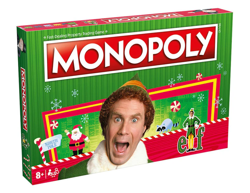 Monopoly Elf Edition Board Game