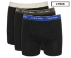 Calvin Klein Men's Cotton Classics Boxer Briefs 3-Pack - Black/Green/Heather/Blue