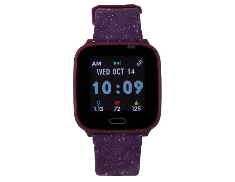 Timex iConnect Kids Active Resin Smart Watch Box Set Purple