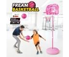 New 1.2m-1.7m Portable Basketball Hoop Kids Freestanding Backboard Stand System Outdoor Toys 2