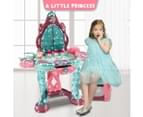 Kids Vanity Set Girls Makeup Playset Princess Dressing Table and Chair Pretend Play Toy 10