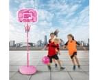 New 1.2m-1.7m Portable Basketball Hoop Kids Freestanding Backboard Stand System Outdoor Toys 8