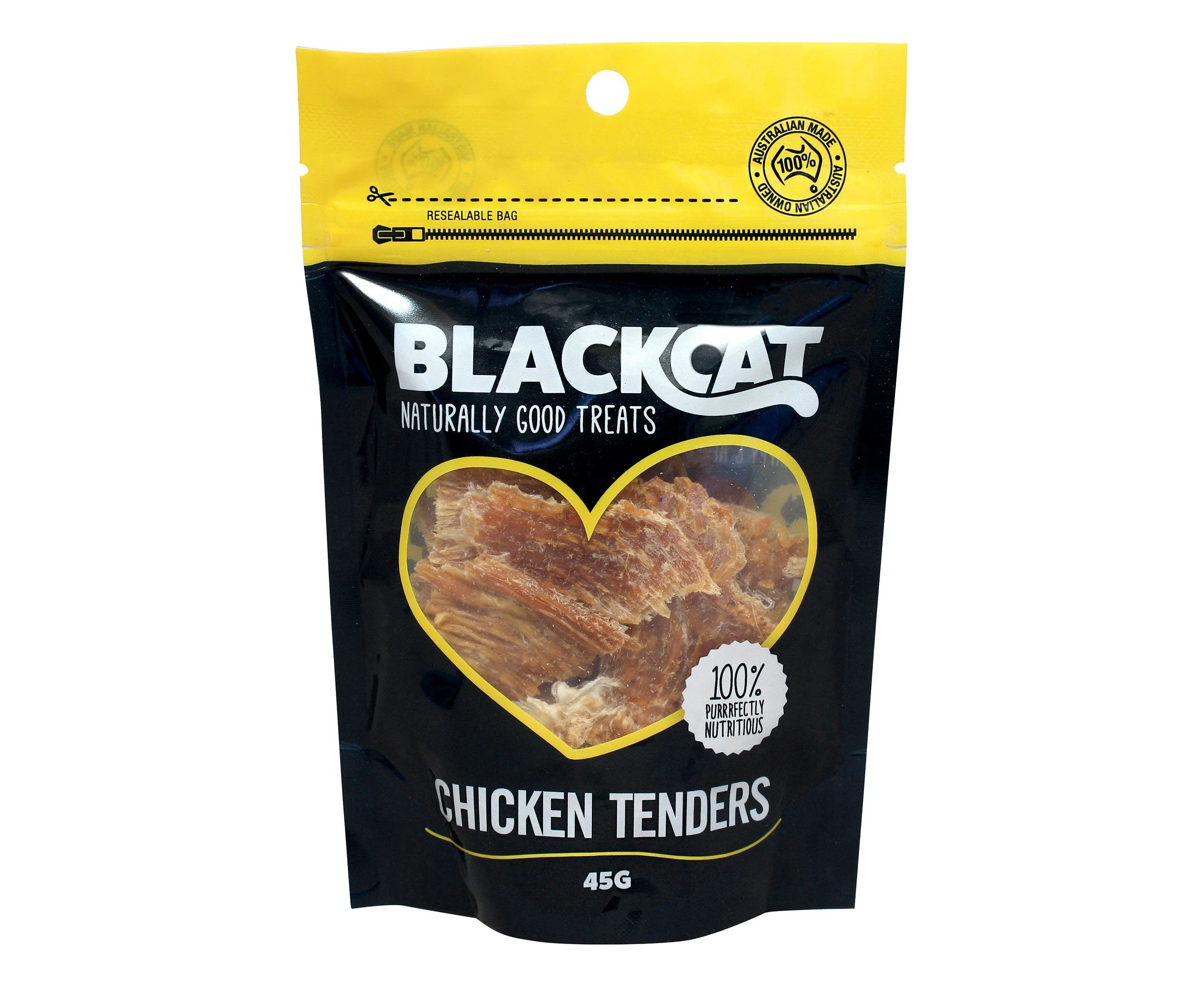 Black Cat Chicken Tenders 45g