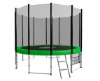 Kahuna Blizzard 10ft Trampoline with Net Green