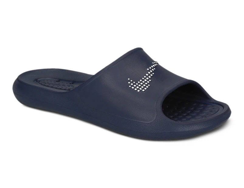 Nike Men's Victori One Shower Slides - Navy/White