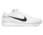 Nike Men's Air Zoom Vapor Pro Hardcourt Tennis Shoes - White/Black