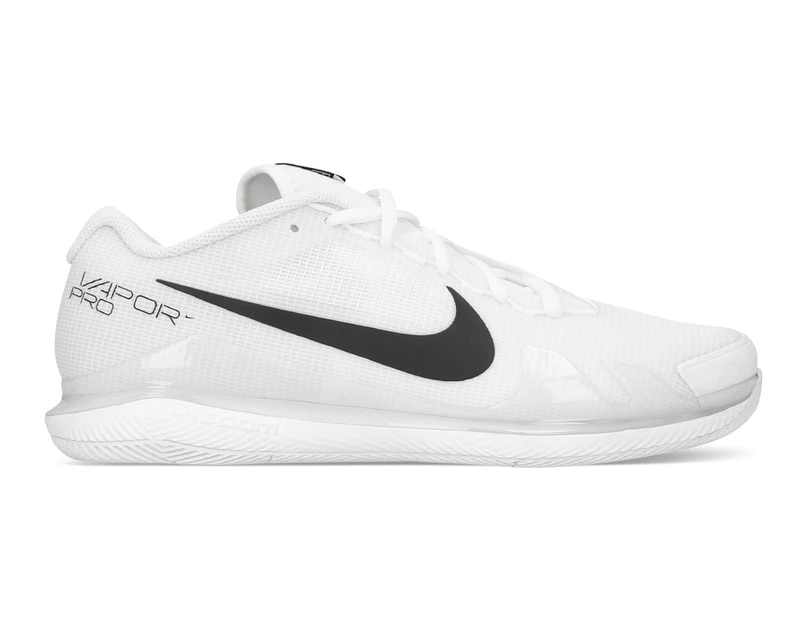 Nike Men's Air Zoom Vapor Pro Hardcourt Tennis Shoes - White/Black