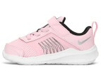 Nike Toddler Girls' Downshifter 11 Running Shoes - Pink Foam/Metallic Silver