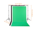Yescom 2x3m Photo 3Pcs Backdrops Stand Kit Adjustable Video Lighting Background Support